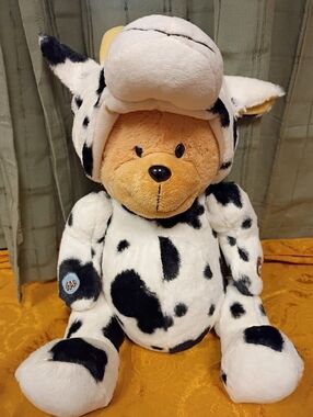 NWOT Peek A Boo Brown Bear In A Cow Costume Interactive With Sounds (TESTED) 14"